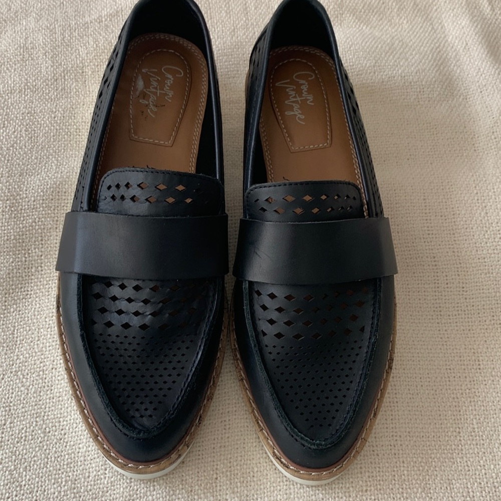 Crown Vintage , Casual black shoes size 8